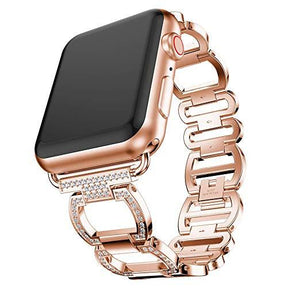 Buybuybuy For Apple Watch 4 Band 44mm&40mm, luxury crystal rhinestone diamond stainless steel watch bands for Apple Watch Series 4 Apple Watch Series 3/2/1