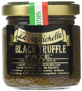La Rustichella - Black Truffle Pate - Small (90 g, 3.2 oz) - Kosher, Gluten Free
